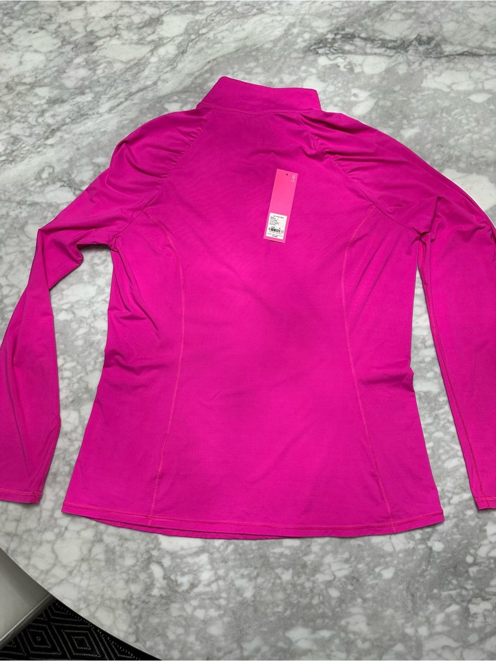 Lilly Pulitzer Palms Pink Sz XL Long-Sleeve Luxetic UPF 50 - Picture 8 of 10